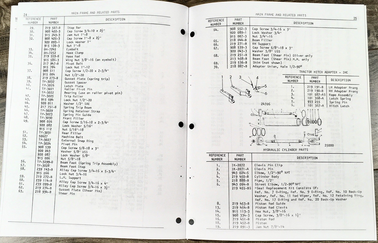 White Oliver 6342 Reversible Plow 3 or 4 Bottoms Operators Parts Manual Catalog - Image 5