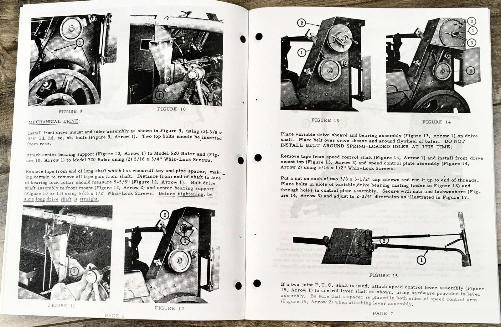 Oliver 19 Bale Thrower Operators Manual Owners Book Maintenance Adjustments Lube - Image 2