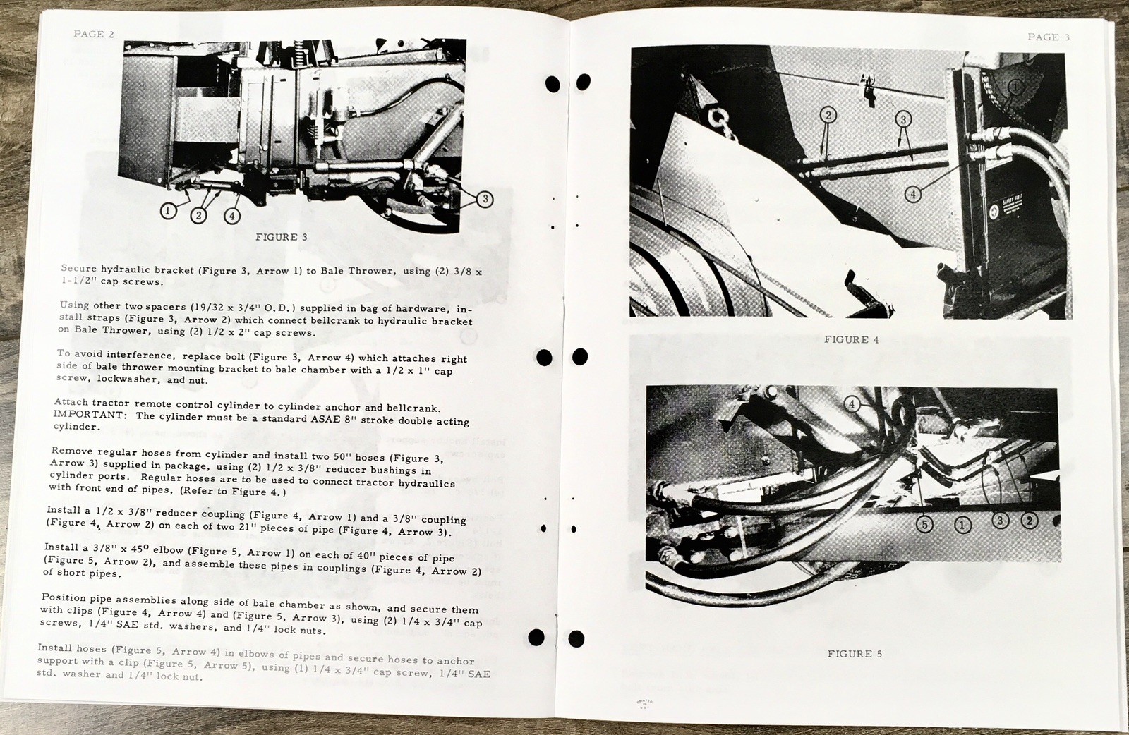 Oliver 19 Bale Thrower Operators Manual Owners Book Maintenance Adjustments Lube - Image 5