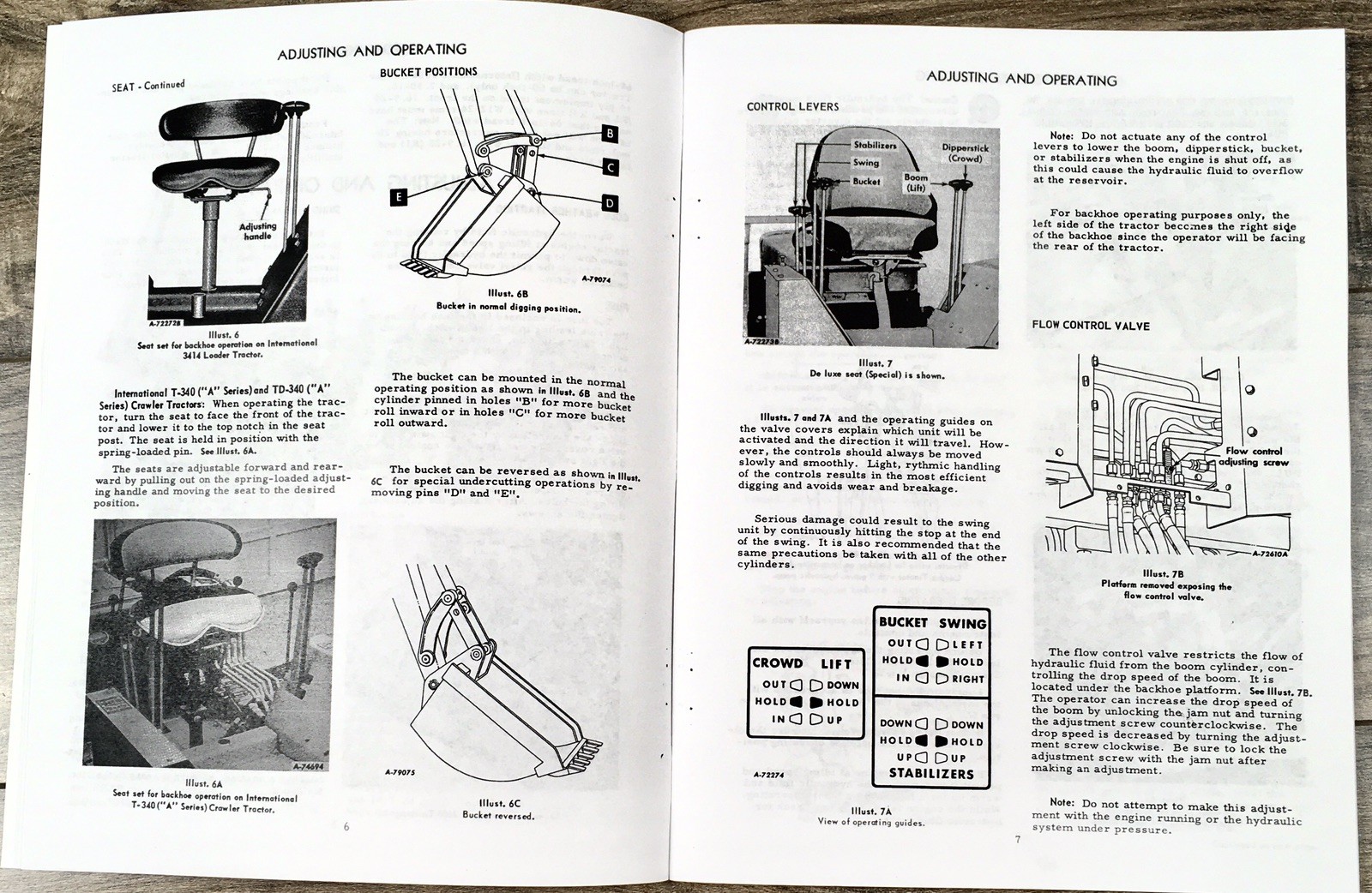 International 3120 3130 3140 Backhoe Operators Manual Owners Book Maintenance - Image 3