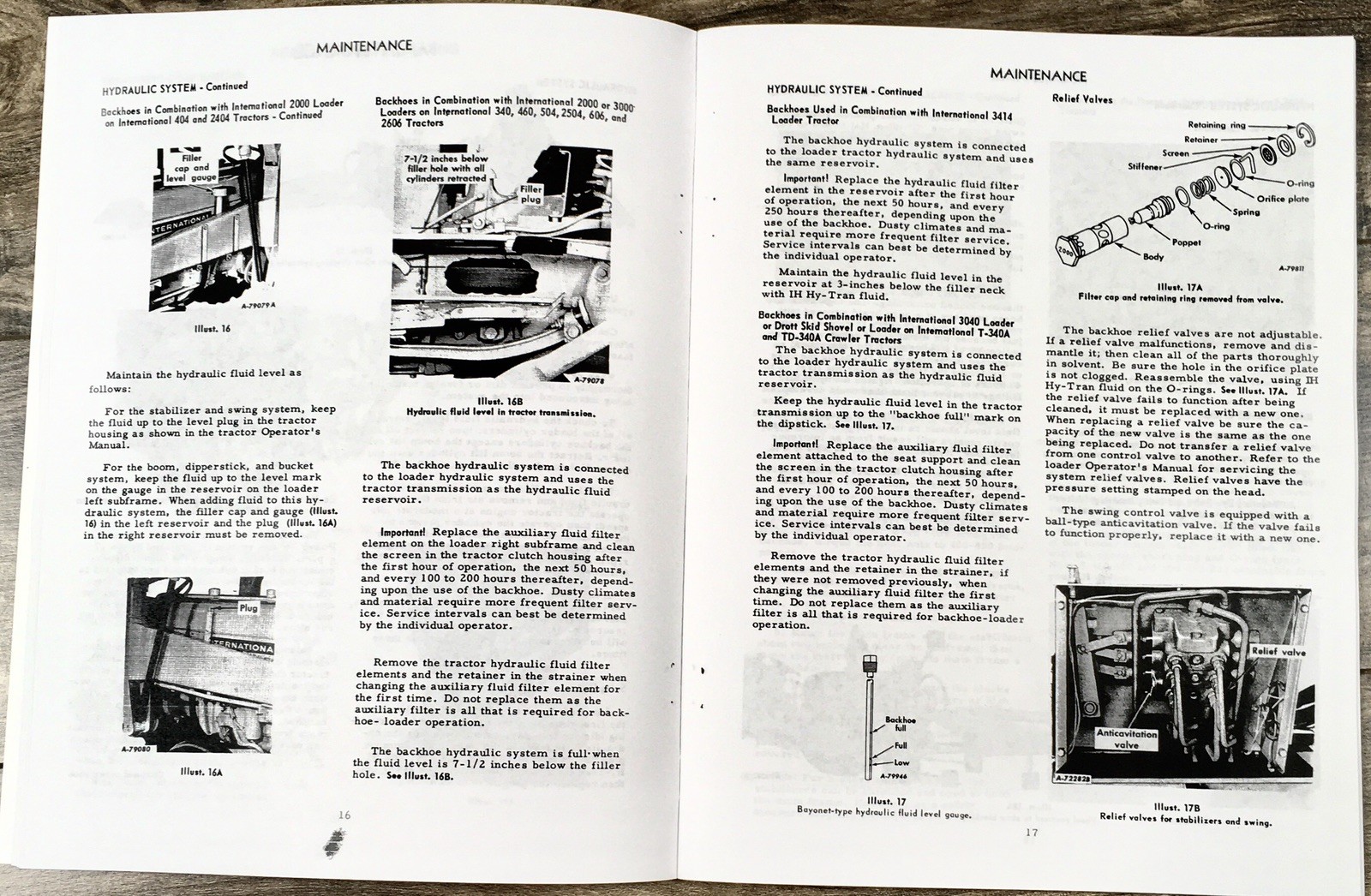 International 3120 3130 3140 Backhoe Operators Manual Owners Book Maintenance - Image 4