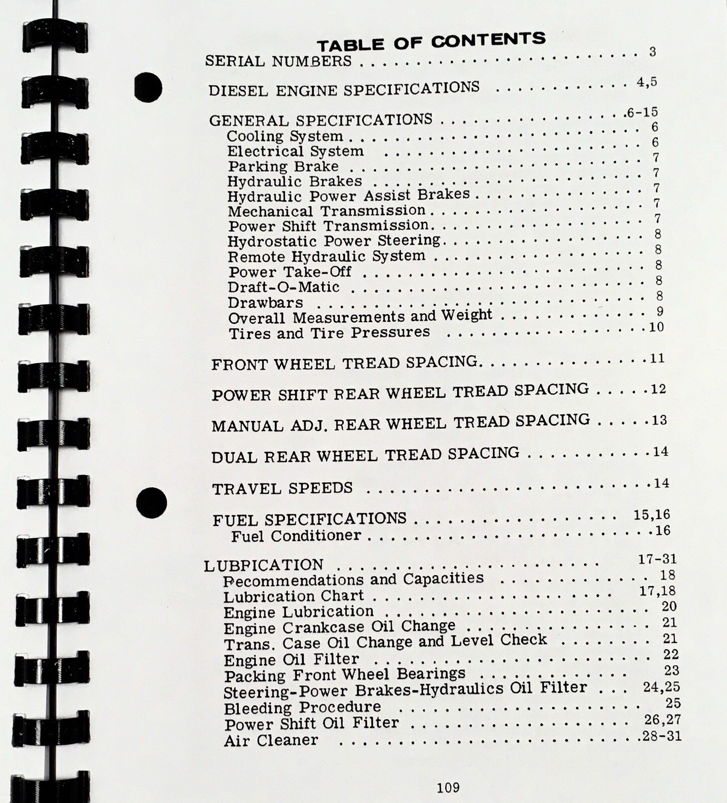 Case 1070 Tractor Operators Manual Owners Book Maintenance Prior to 8675001 - Image 2