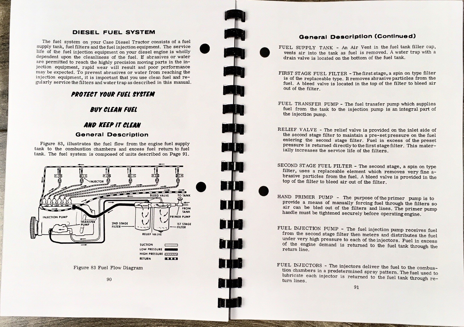 Case 1070 Tractor Operators Manual Owners Book Maintenance Prior to 8675001 - Image 8