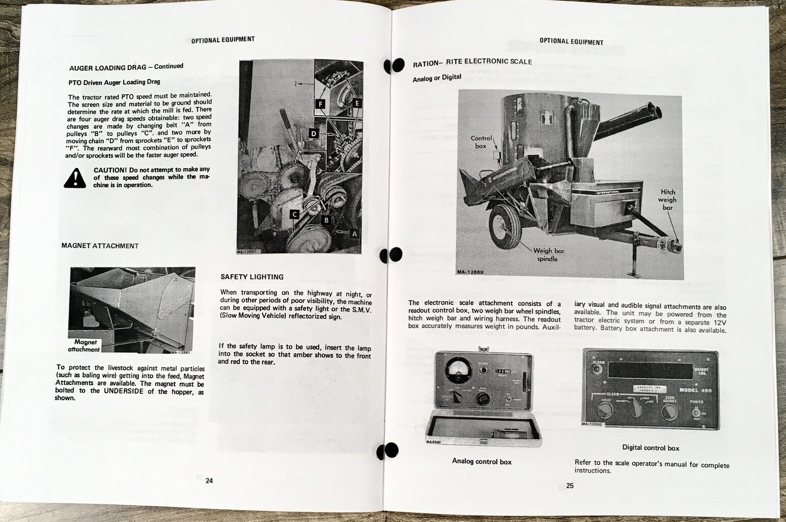International 1250 Grinder Mixer Operators Manual Owners Book Maintenance Adjust - Image 6