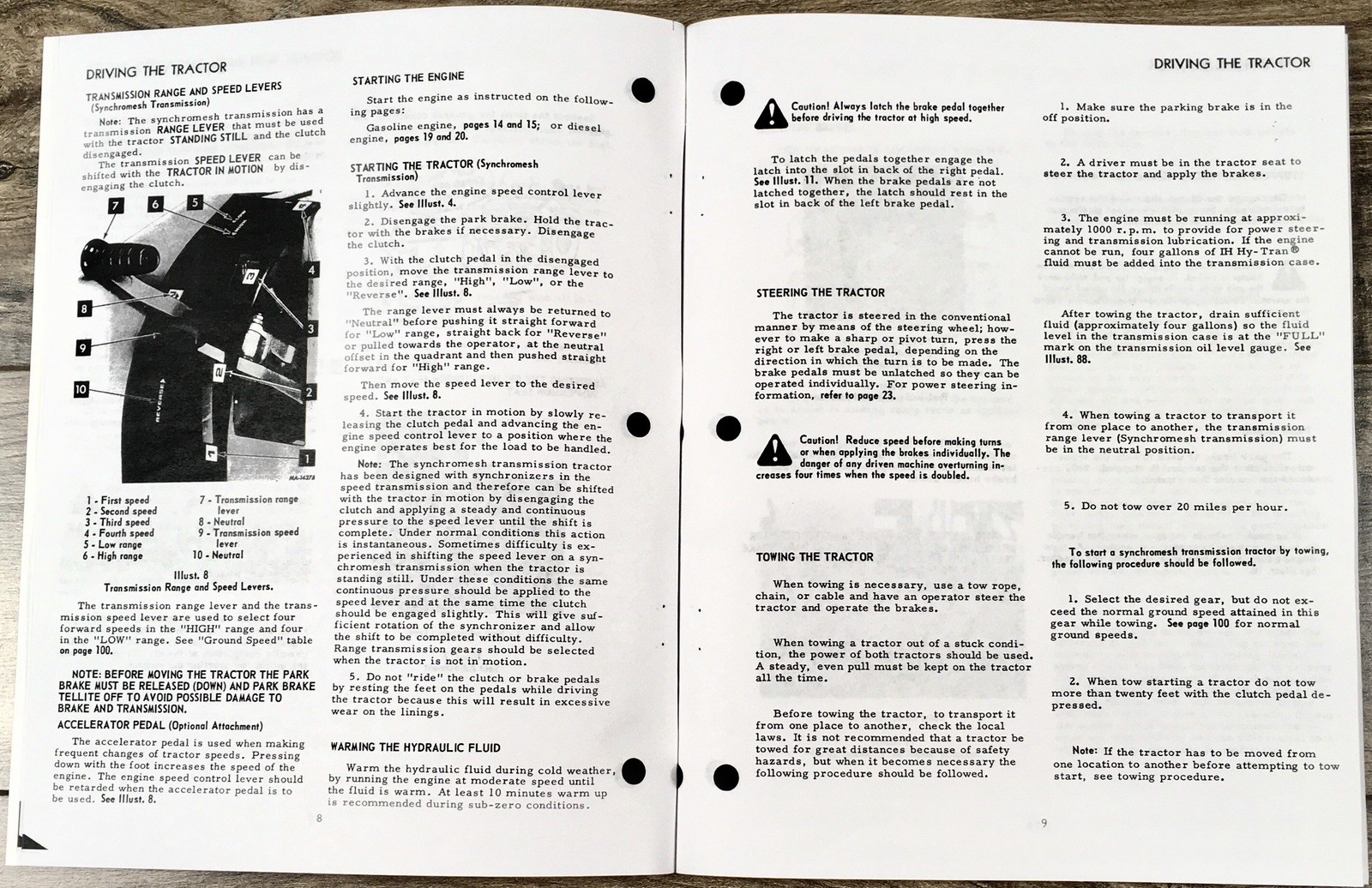 International 454 Tractor Operators Manual Owners Book Maintenance Book Wiring - Image 4