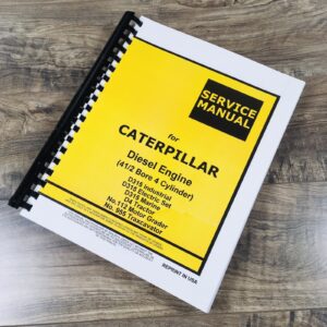 Service Manual For Caterpillar Diesel Engines 4 1/2 Bore 4 Cyl. 955 Traxcavator