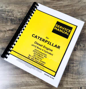 Service Manual For Caterpillar Diesel Engines 4 1/2 Bore 4 Cyl. D315 Industrial