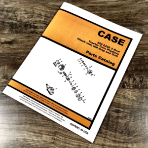 Case 222 222E 2 Row Tractor Planters Parts Manual Check Row Hill Drop and Drill