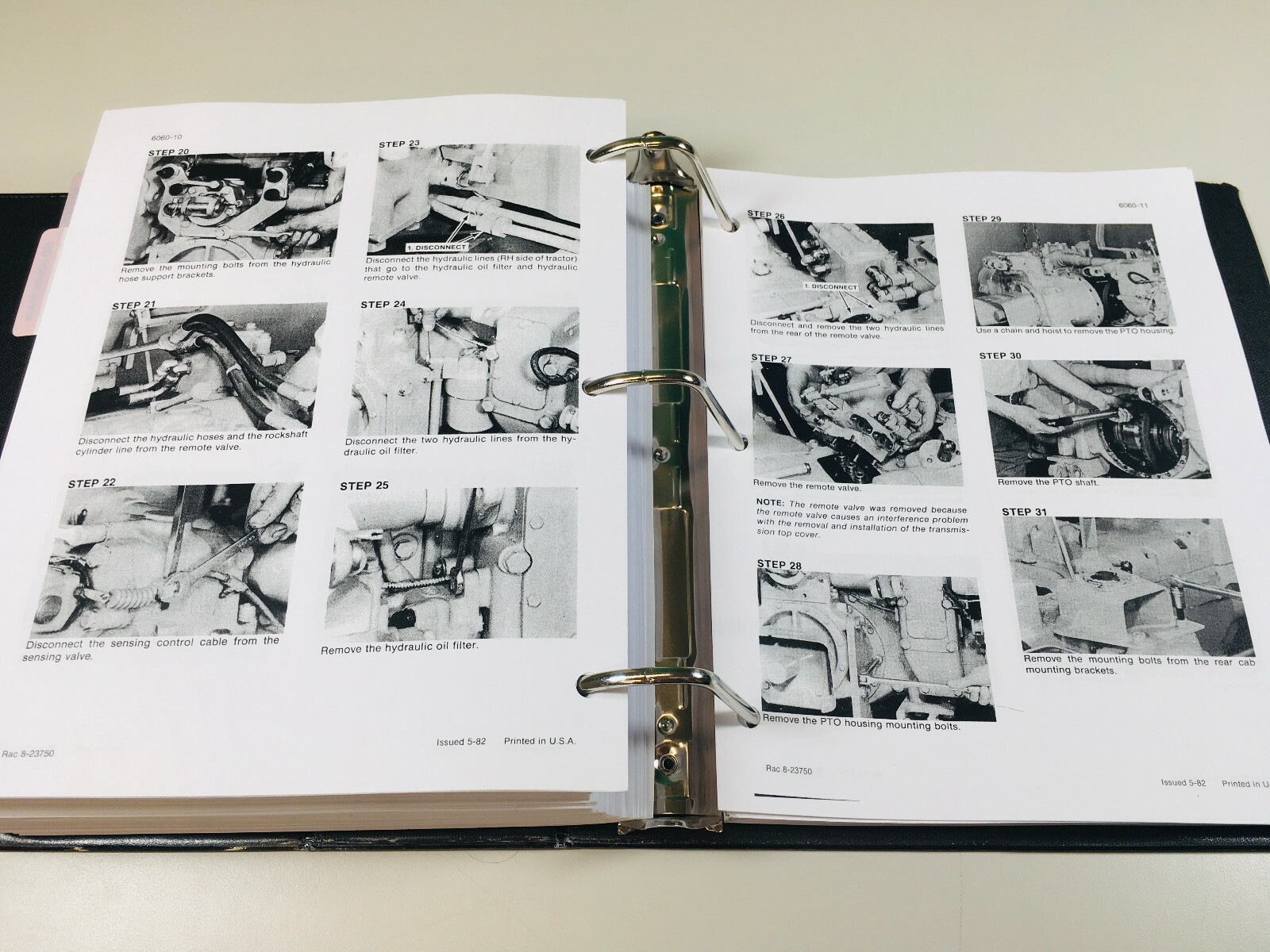 Case 1490 1494 1594 1690 Tractor Service Manual Repair Shop 2 Vol. Binder Set - Image 8