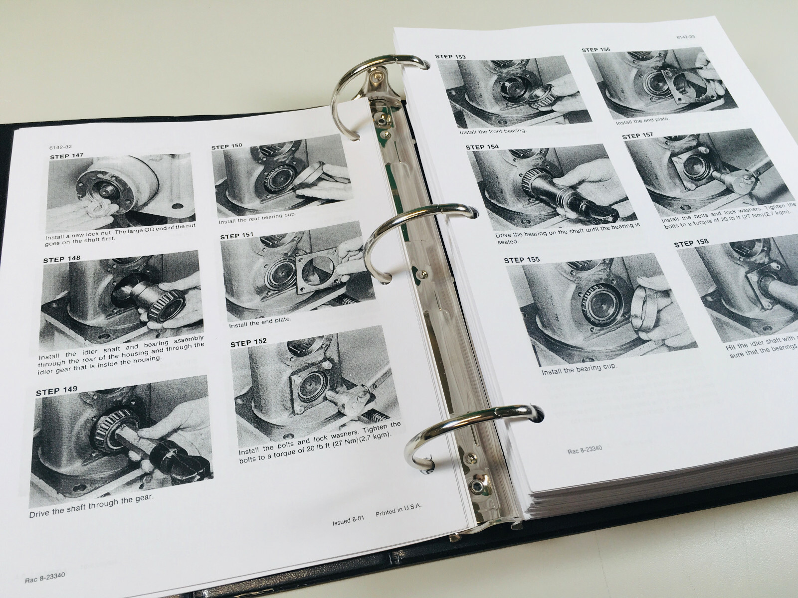 Case 1490 1494 1594 1690 Tractor Service Manual Repair Shop 2 Vol. Binder Set - Image 11