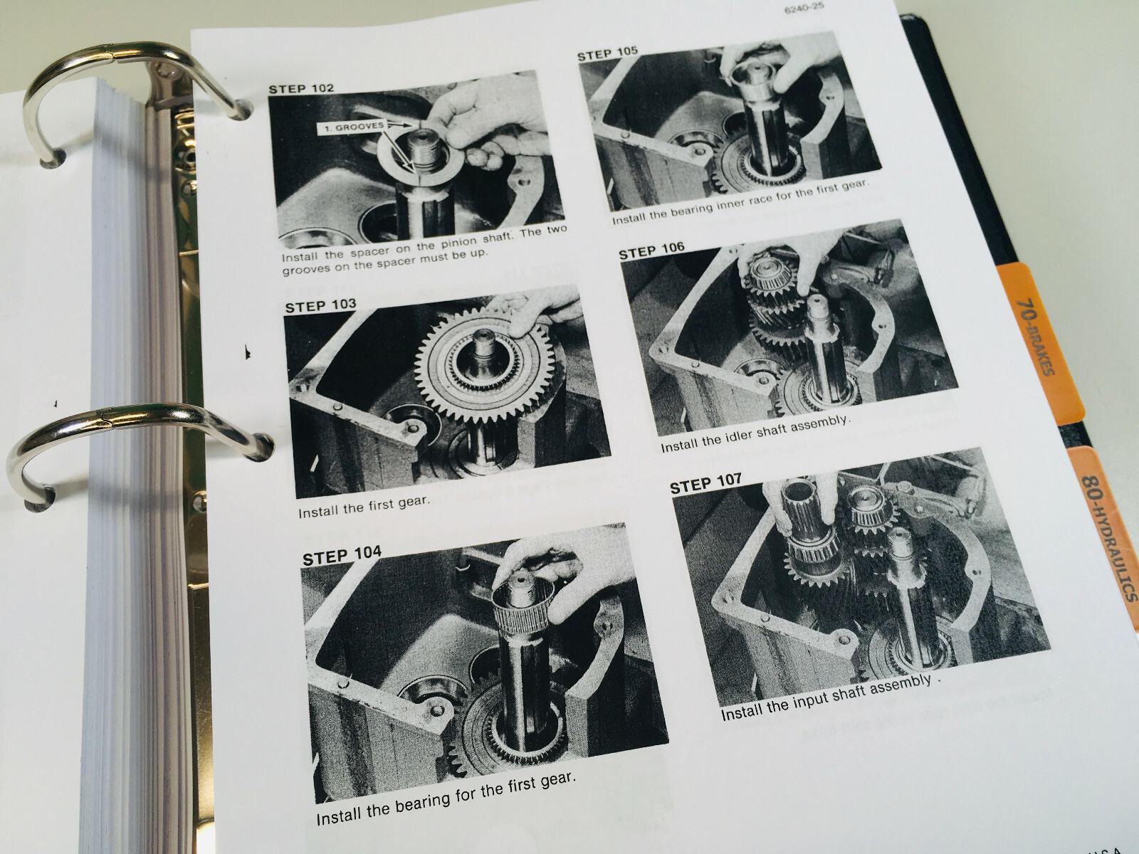 Case 1490 1494 1594 1690 Tractor Service Manual Repair Shop 2 Vol. Binder Set - Image 13