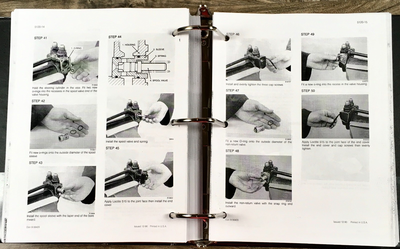 Case 1490 1494 1594 1690 Tractor Service Manual Repair Shop 2 Vol. Binder Set - Image 19
