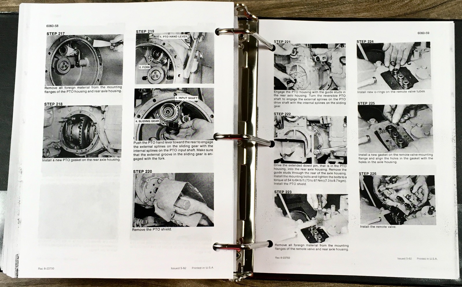 Case 1490 1494 1594 1690 Tractor Service Manual Repair Shop 2 Vol. Binder Set - Image 20