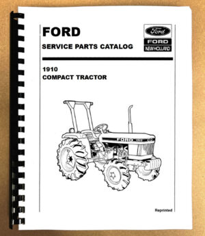 1910 TRACTOR SERVICE PARTS MANUAL Fits Ford 1910 Tractor 1983-1986 Schematics