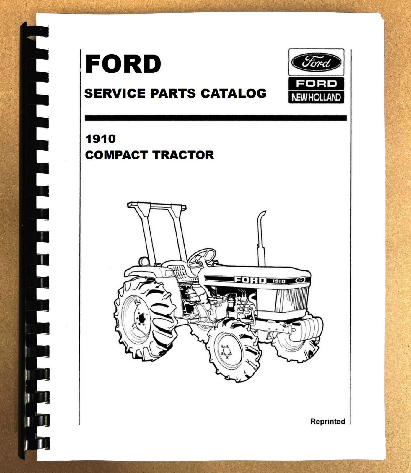 1910 TRACTOR SERVICE PARTS MANUAL Fits Ford 1910 Tractor 1983-1986 Schematics