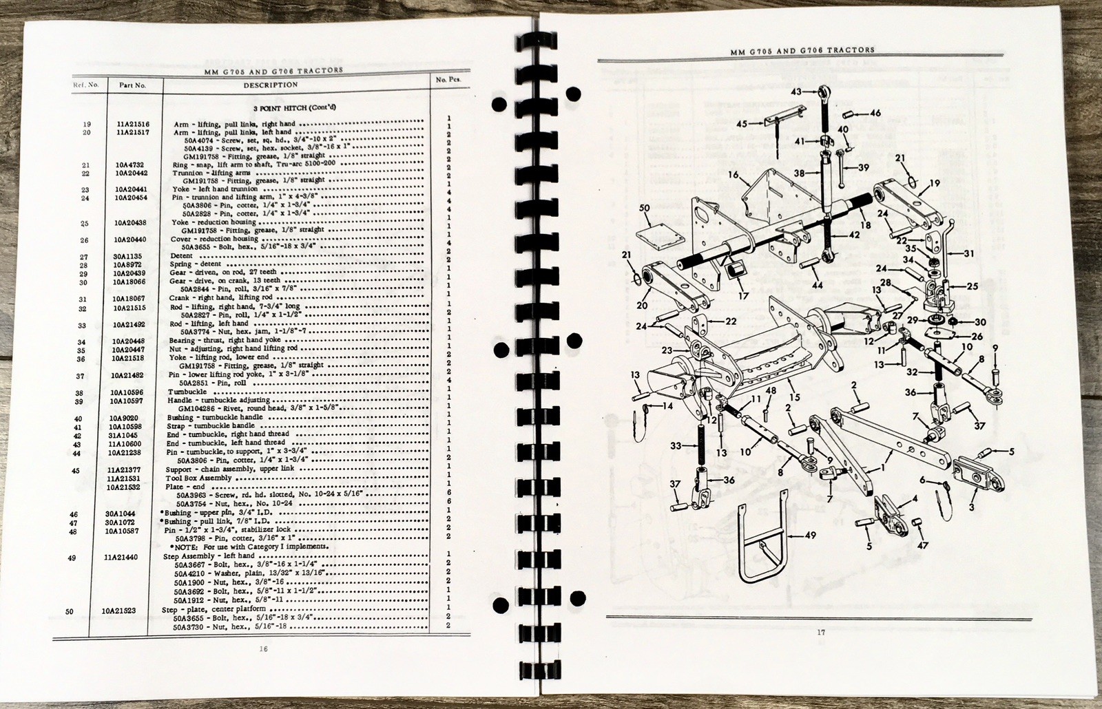 Minneapolis Moline G705 G706 Tractor 2 and 4 Wheel Drive Parts Manual Catalog - Image 4