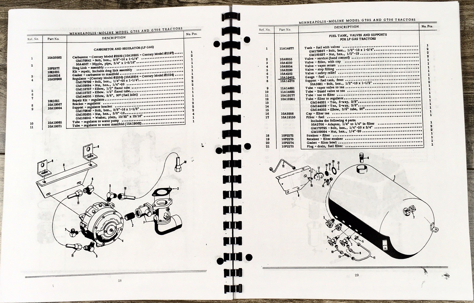 Minneapolis Moline G705 G706 Tractor 2 and 4 Wheel Drive Parts Manual Catalog - Image 6