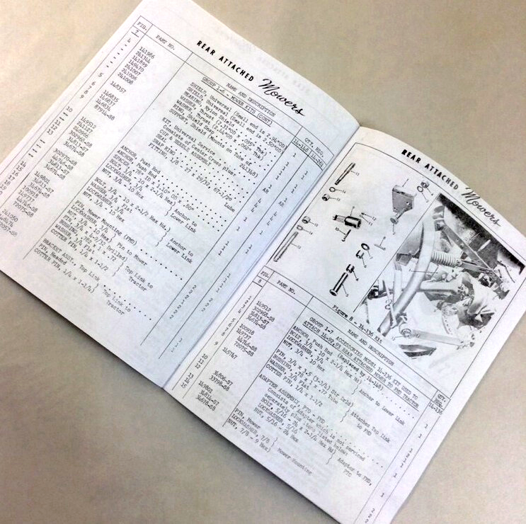 Ford 501 Rear Attached Mower Parts Manual Catalog Sickle Bar 14-92 14-257 14-320 - Image 8