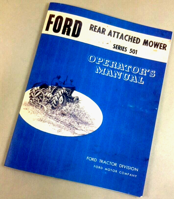 Ford 14-92 14-257 14-320 Attached Mower Operators Parts Manual Set Bar Sickle - Image 2