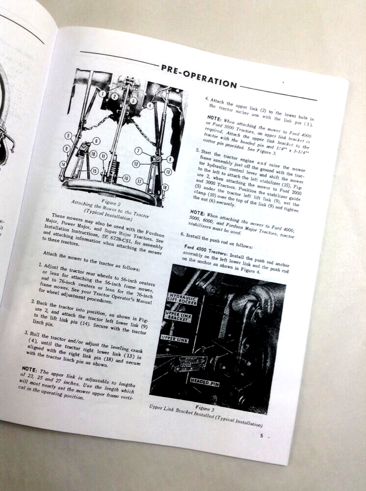 Ford 14-92 14-257 14-320 Attached Mower Operators Parts Manual Set Bar Sickle - Image 4