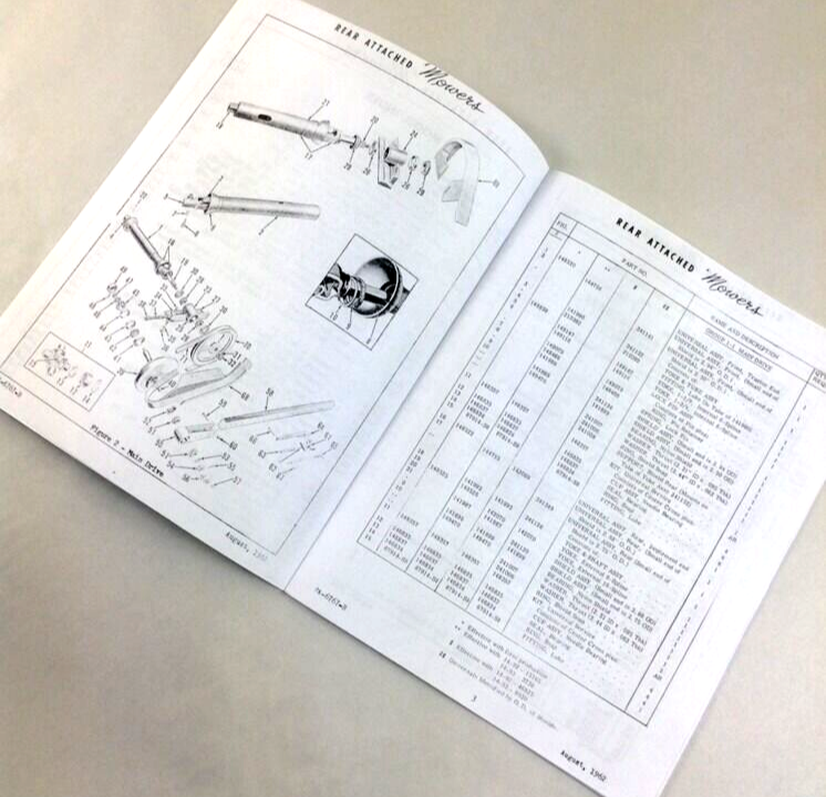 Ford 14-92 14-257 14-320 Attached Mower Operators Parts Manual Set Bar Sickle - Image 10