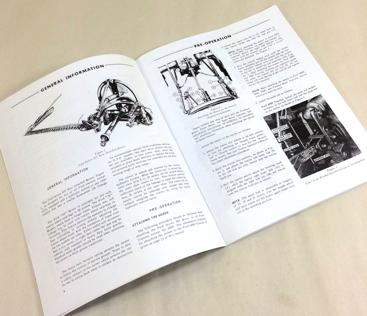 Ford 501 Sickle Bar Mower Operators Owners Manual 14-92 14-257 14-320 14-93 - Image 4