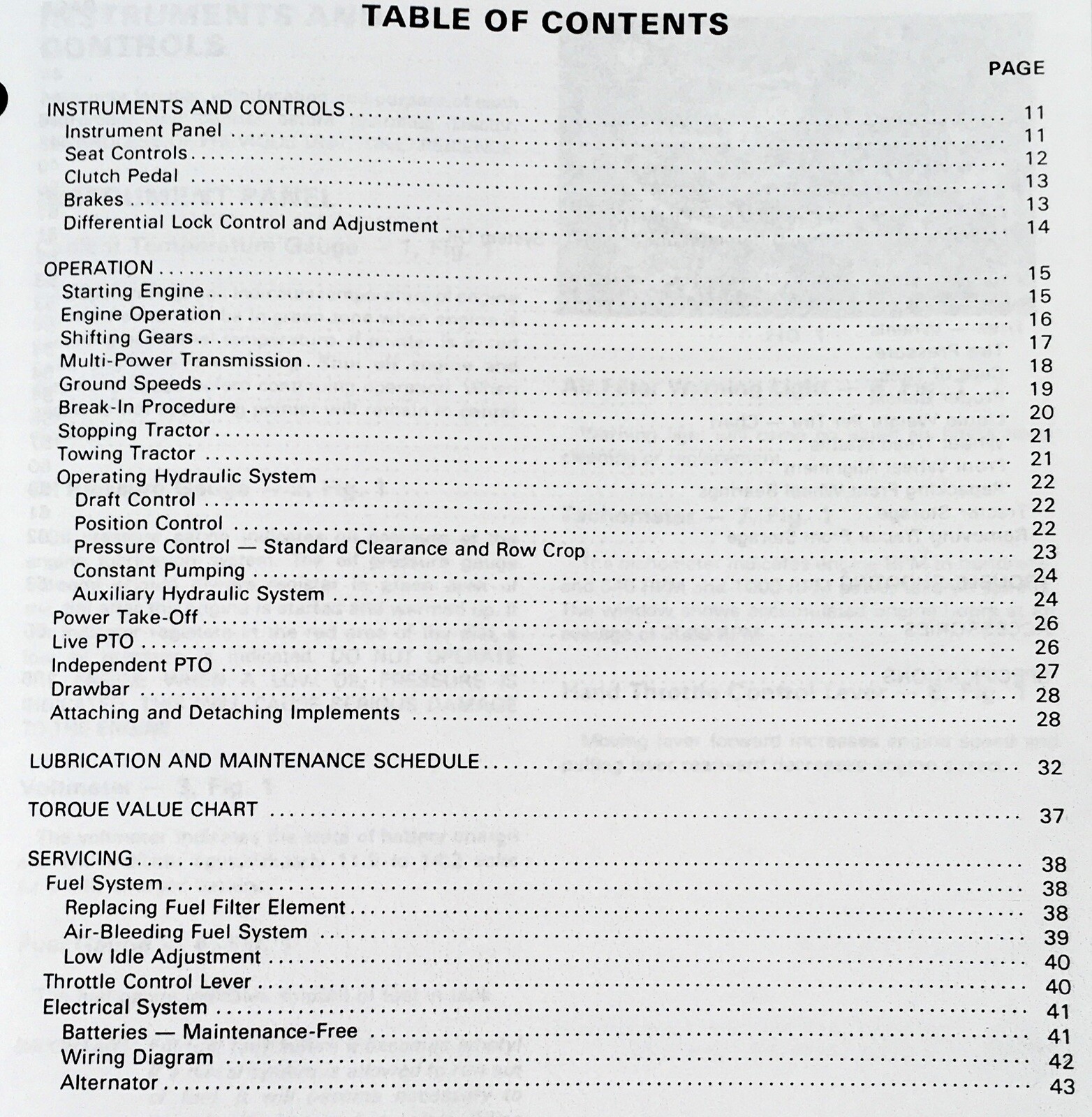 Tractor Operator Instruction Manual Fits MF 265 Massey Ferguson s/n 9A349200-Up - Image 2