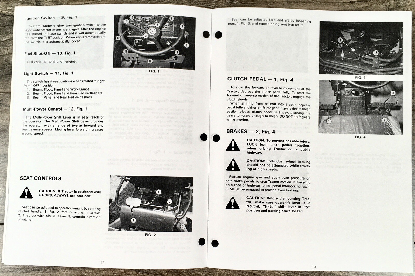 Tractor Operator Instruction Manual Fits MF 265 Massey Ferguson s/n 9A349200-Up - Image 4
