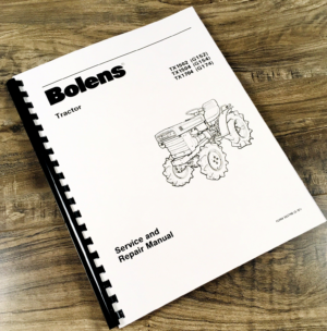 Iseki TX 2140 TX2140T TX2140F Tractor Service Manual Repair Shop Book Bolens