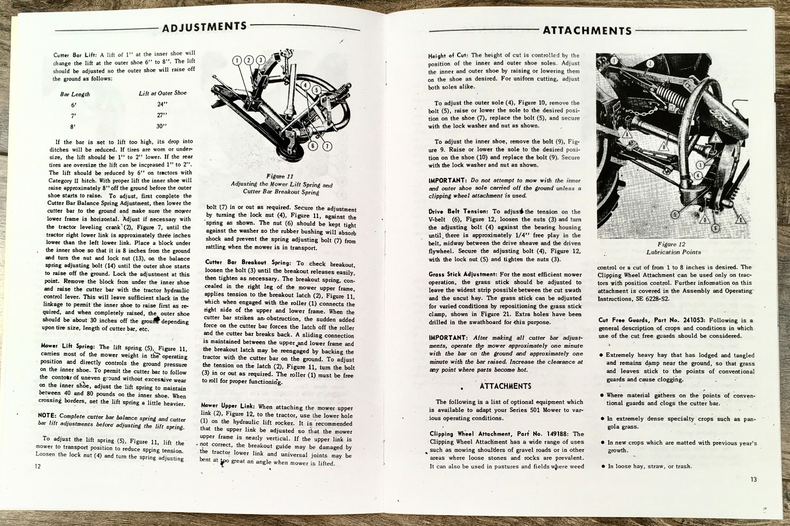 Ford 501 Sickle Bar Mower Operators Owners Manual 14-321 14-323 14-339 14-340 - Image 5