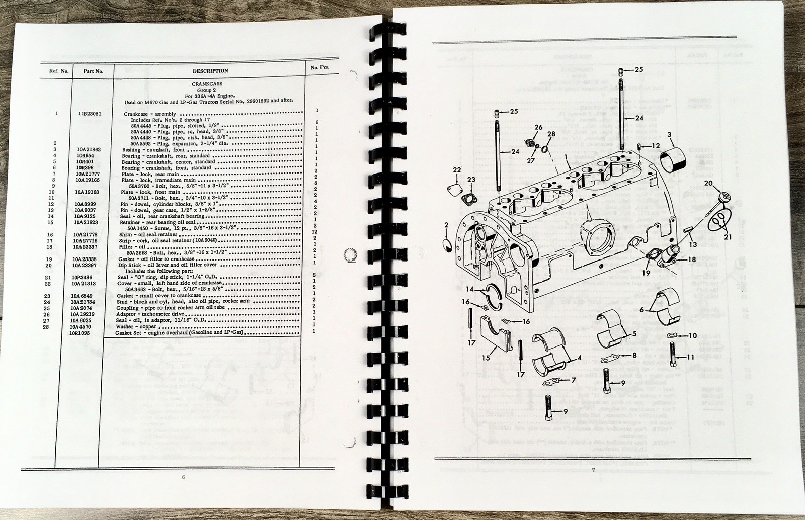 Minneapolis Moline M670 Super M670 Tractor Parts Manual Catalog Book Assembly - Image 5
