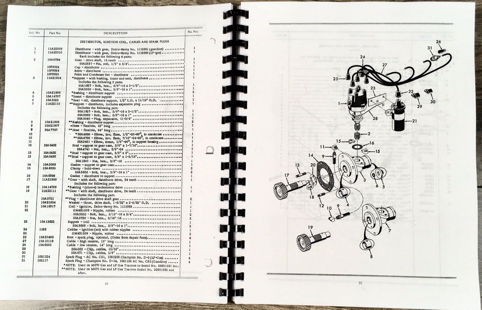 Minneapolis Moline M670 Super M670 Tractor Parts Manual Catalog Book Assembly - Image 7