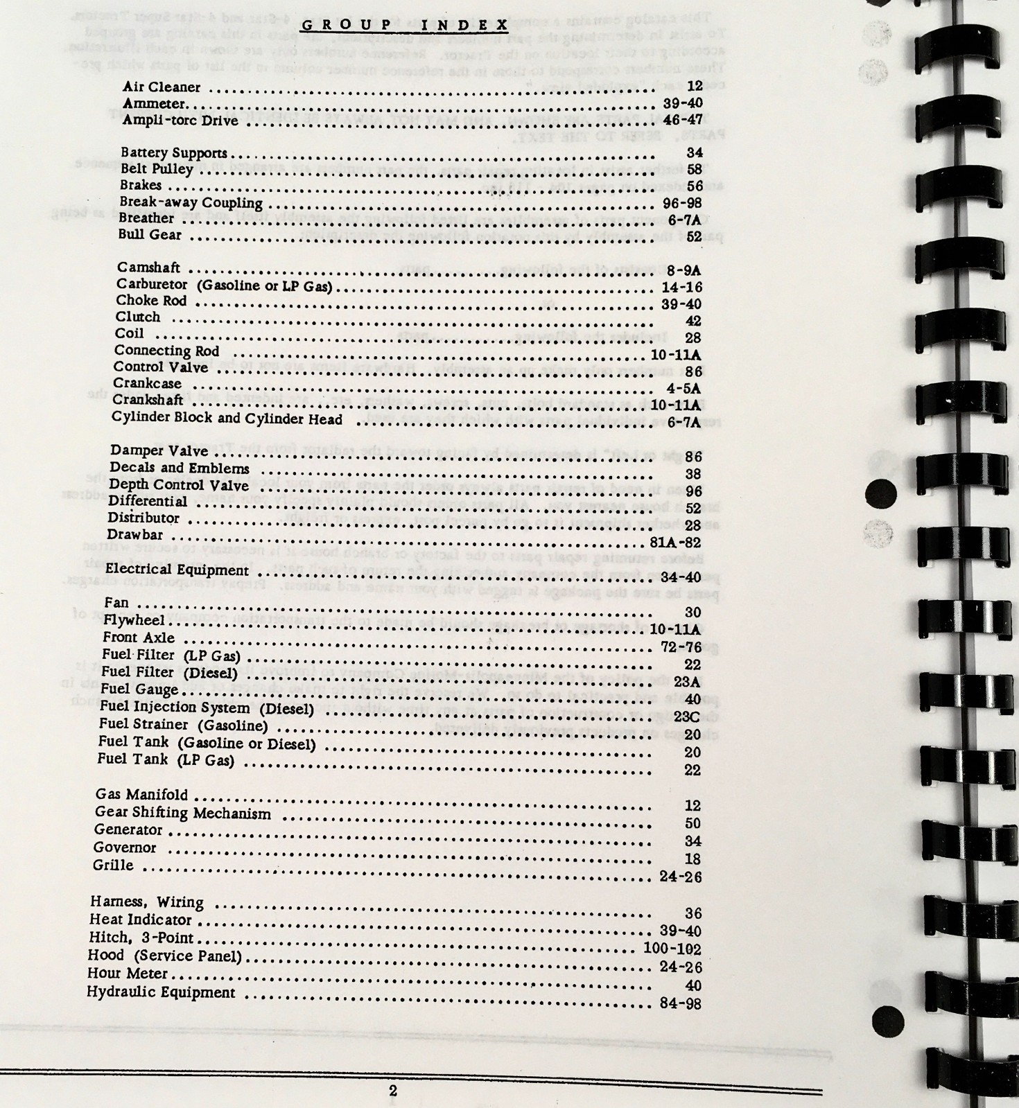 Minneapolis Moline Jet Star 4 Star and 4 Star Super Tractor Parts Manual Catalog - Image 2