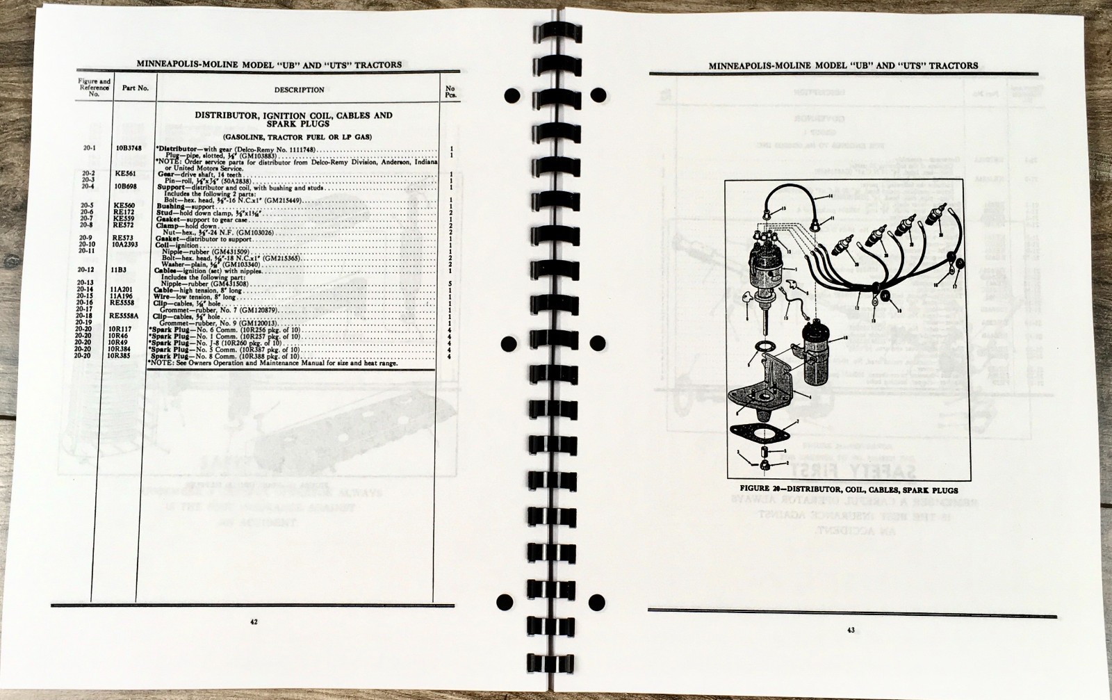 Minneapolis Moline UB Diesel Tractor Parts Operators Manual Set Catalog Owners - Image 10