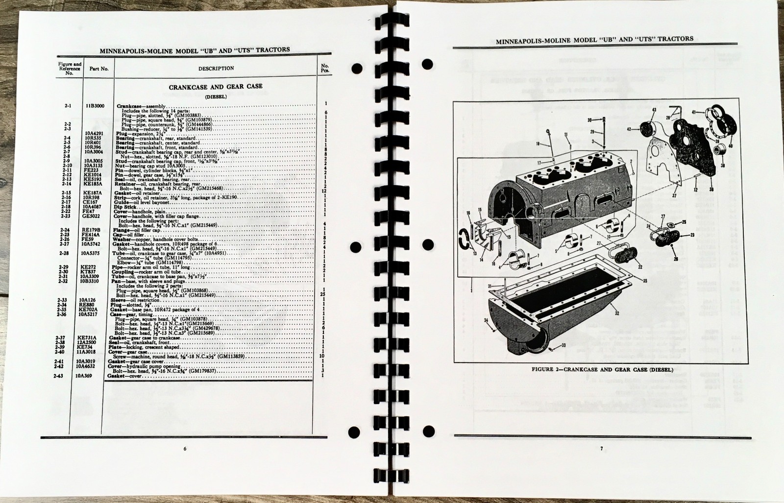 Minneapolis Moline UB Diesel Tractor Parts Operators Manual Set Catalog Owners - Image 12