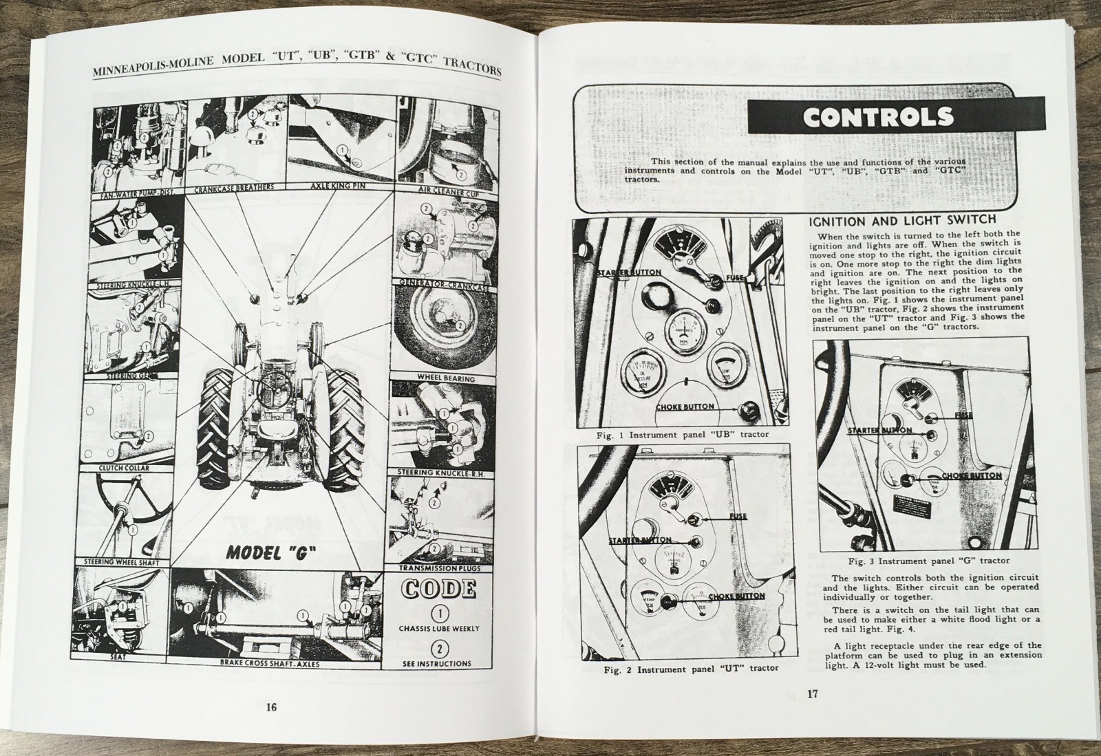 Minneapolis Moline GTB GTC Tractor Service Parts Manual Set Repair Workshop - Image 6