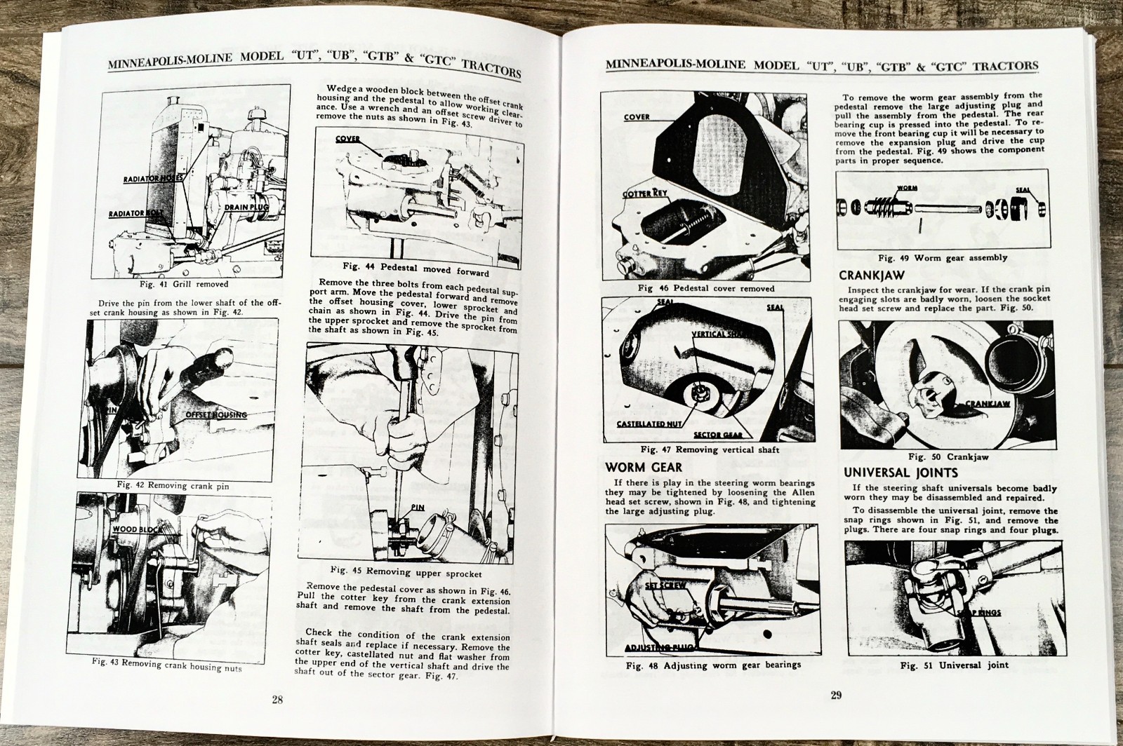 Minneapolis Moline GTB GTC Tractor Service Parts Manual Set Repair Workshop - Image 7