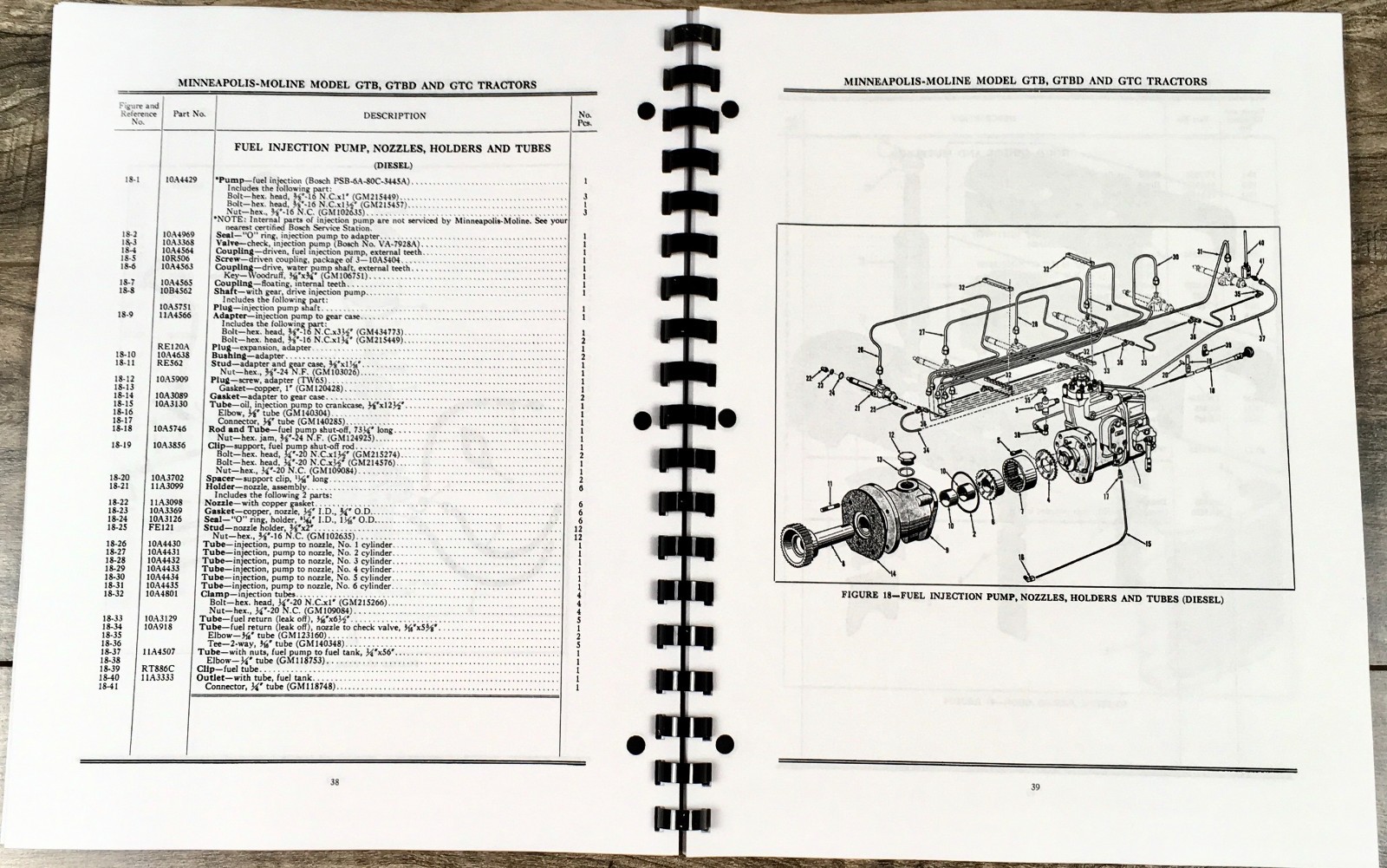 Minneapolis Moline GTB GTC Tractor Service Parts Manual Set Repair Workshop - Image 12
