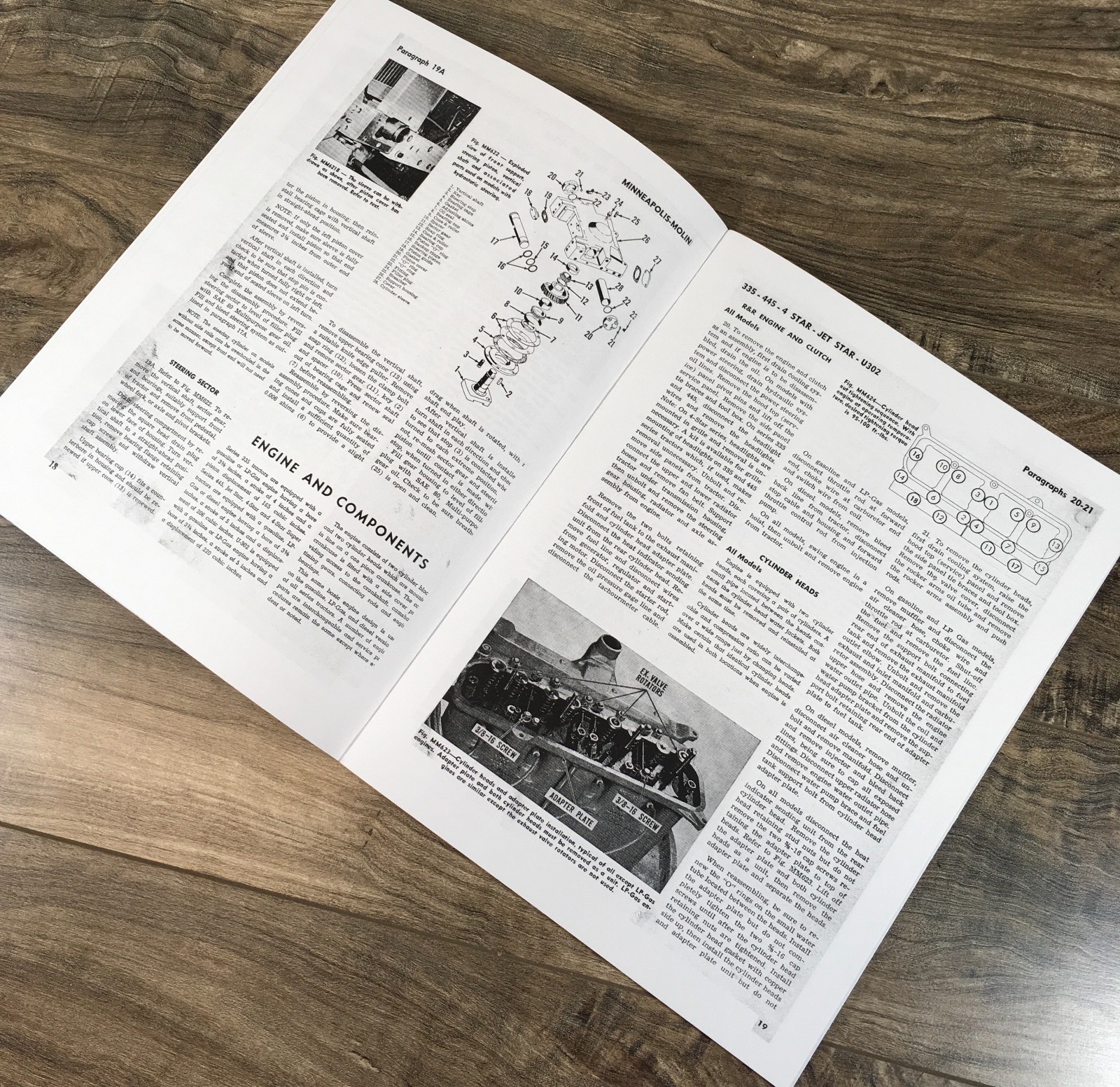 Minneapolis Moline 4 Star Super Tractor Service Parts Manual Set Repair Workshop - Image 6