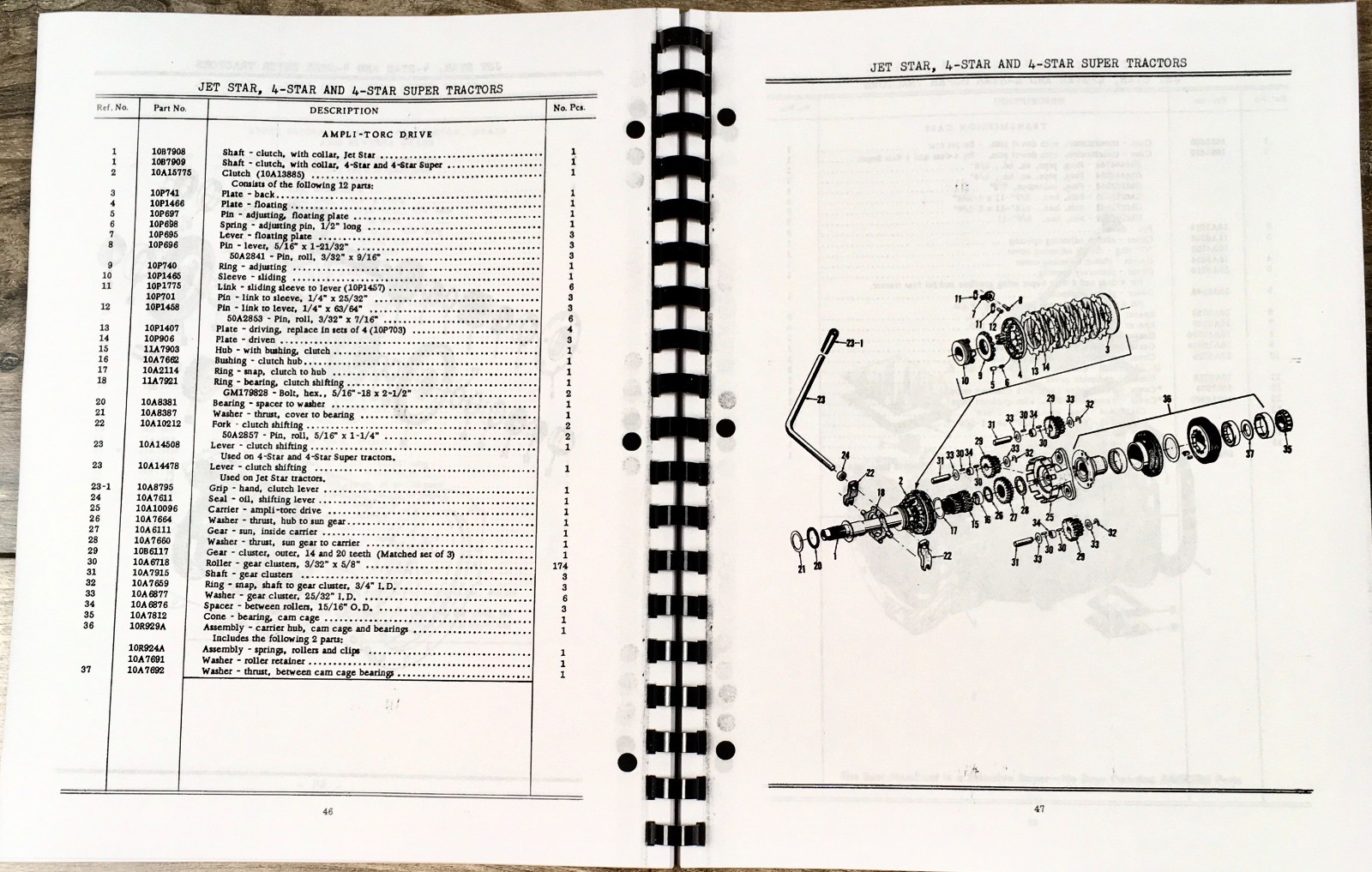 Minneapolis Moline 4 Star Super Tractor Service Parts Manual Set Repair Workshop - Image 9