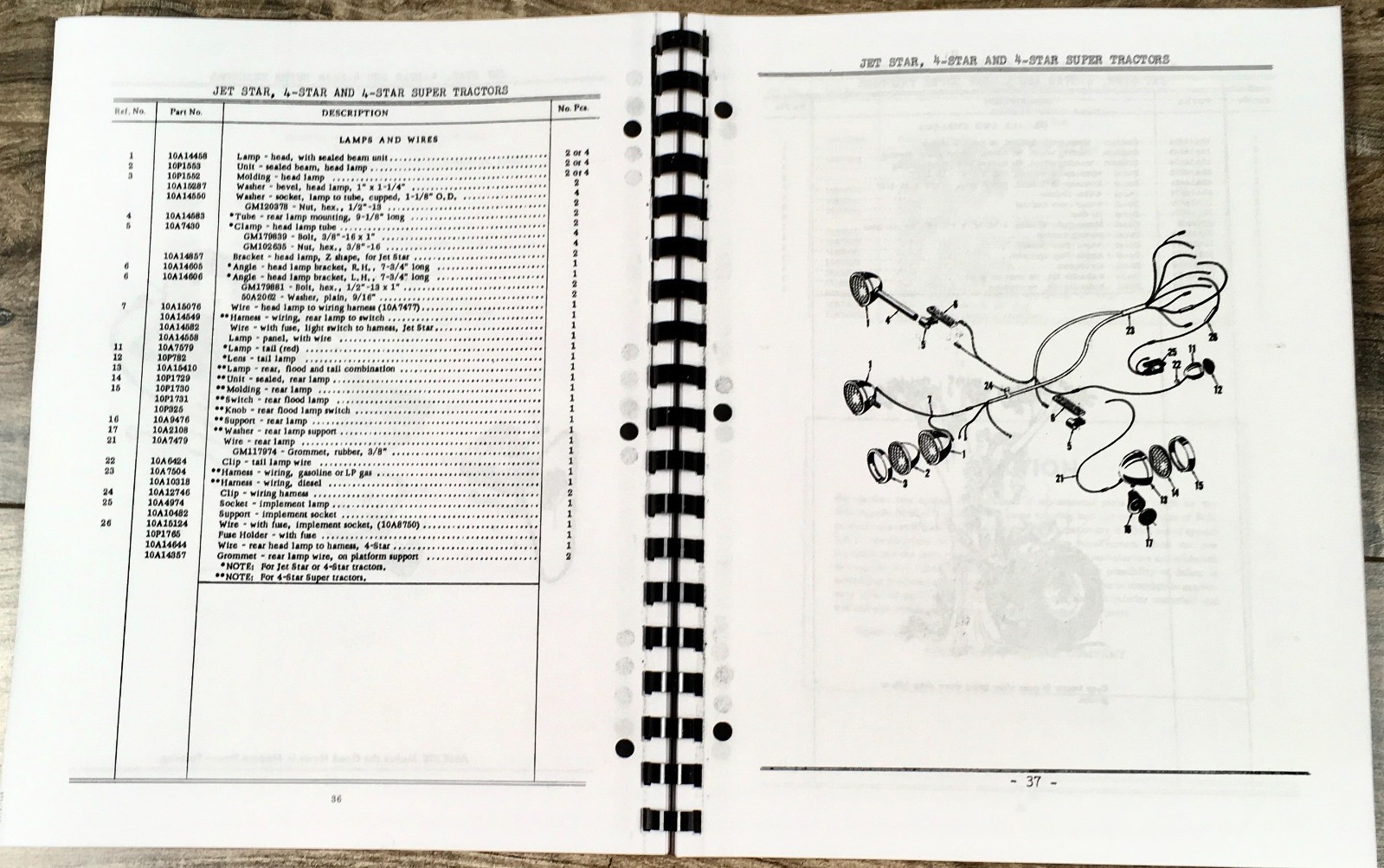 Minneapolis Moline 4 Star Super Tractor Service Parts Manual Set Repair Workshop - Image 11