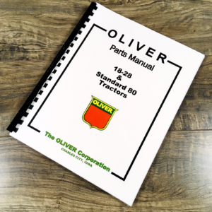 Hart-Parr 18-28 80 Tractor Parts List Manual Catalog Assembly Book Schematic