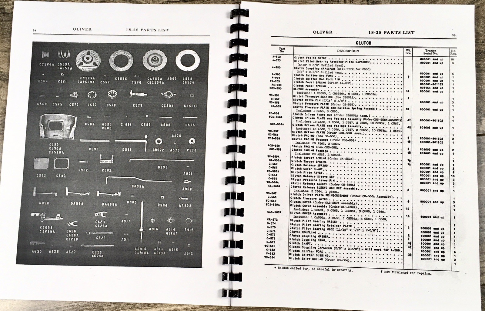 Hart-Parr 18-28 80 Tractor Parts List Manual Catalog Assembly Book Schematic - Image 4