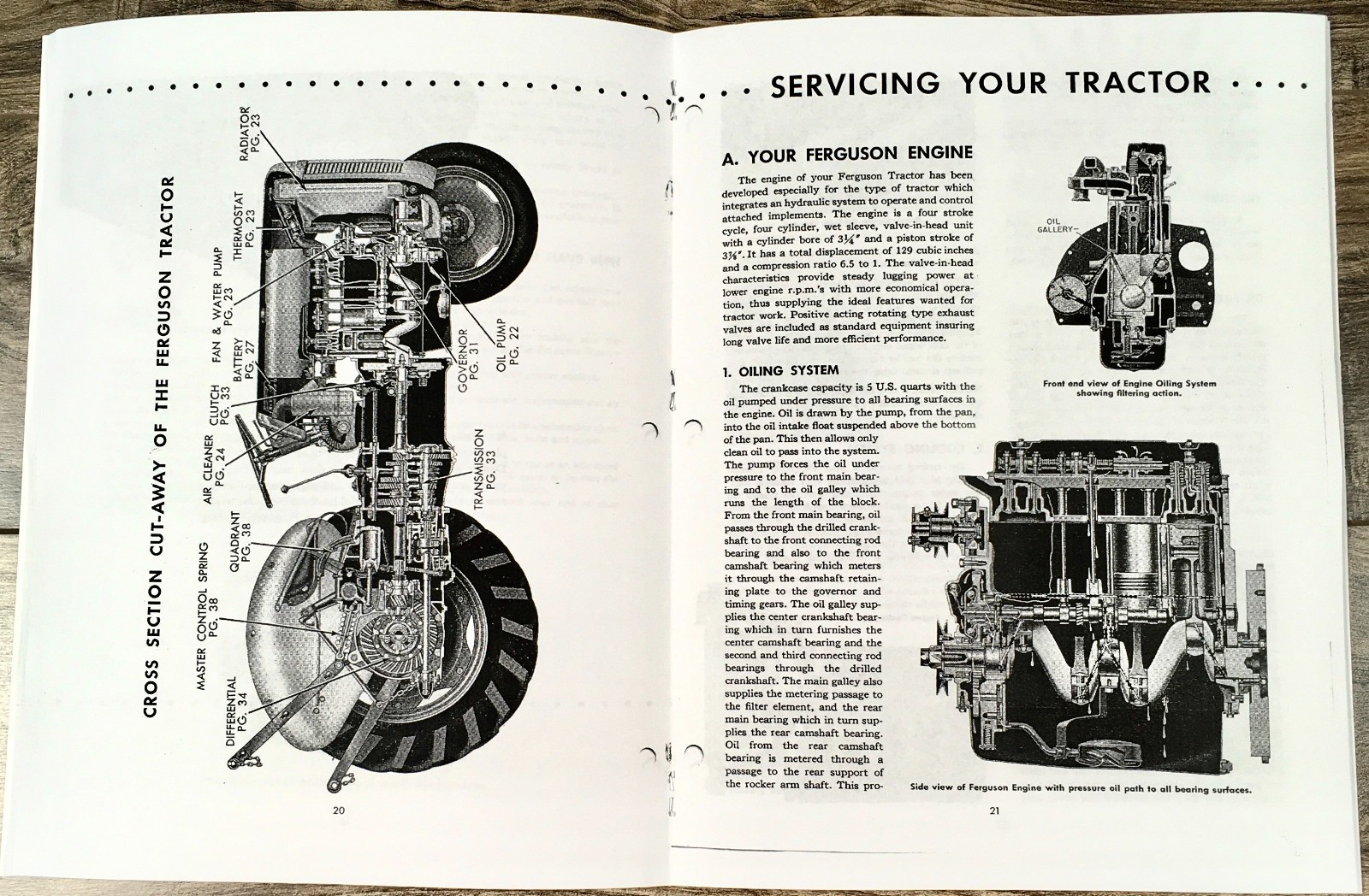 Harry Massey Ferguson TO-30 Tractor Parts Operators Manual Set Catalog Owners - Image 2