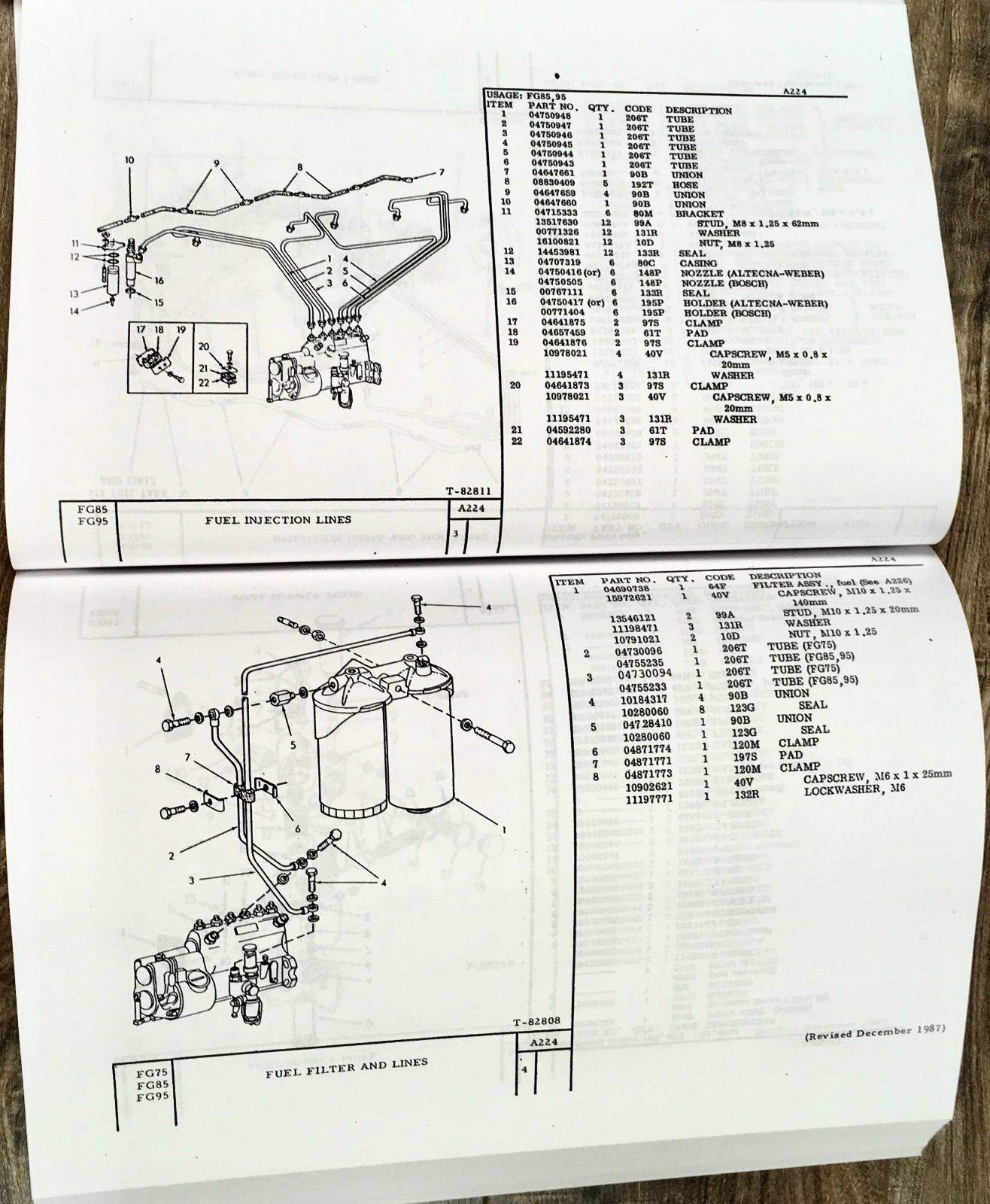 Fiat Allis Chalmers FG75 FG85 FG95 Motor Graders Parts Manual Catalog Assembly - Image 4
