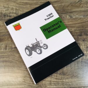 Minneapolis-Moline G450 Tractor Operators Manual Owners Book Maintenance