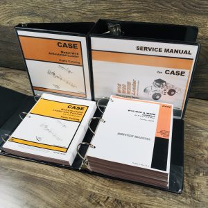 Case W18 Wheel Loader Service Manual Parts Catalog Set Repair Shop Assembly Book