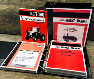 Allis Chalmers 7060 Tractor Service Manual Parts Operators Repair Prior to 6000