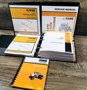 Case 1070 Tractor Service Manual Parts Operators Set Repair Prior to 8675001