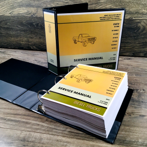 Service Manual Repair Technical For M1009 4x4 1 1/4 Ton Utility Tactical Truck